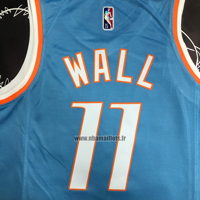 Maillot Los Angeles Clippers John Wall NO 11 Ville 2021-22 Bleu